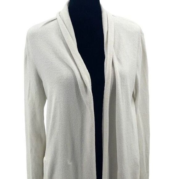 Barefoot Dreams Womens Cozy Chic Ultra Lite Cardigan Sand Dune Small‎ NWT - Picture 3 of 12